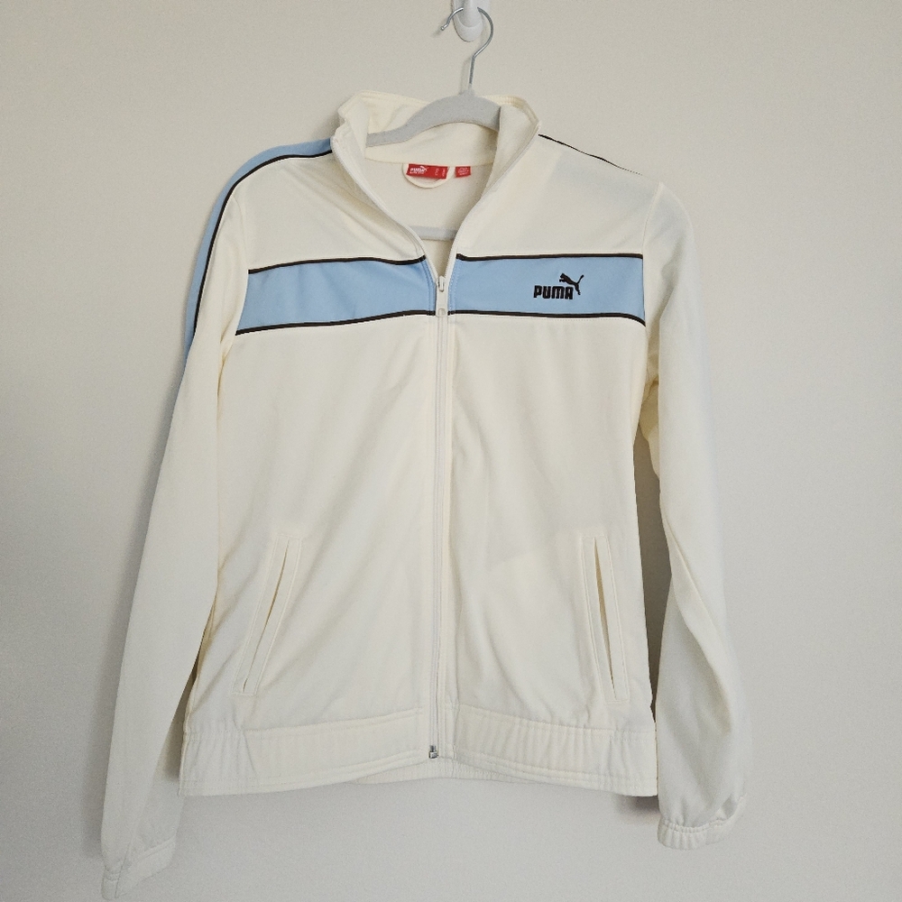 PUMA Track Jacket Retro Running Medium M Cream